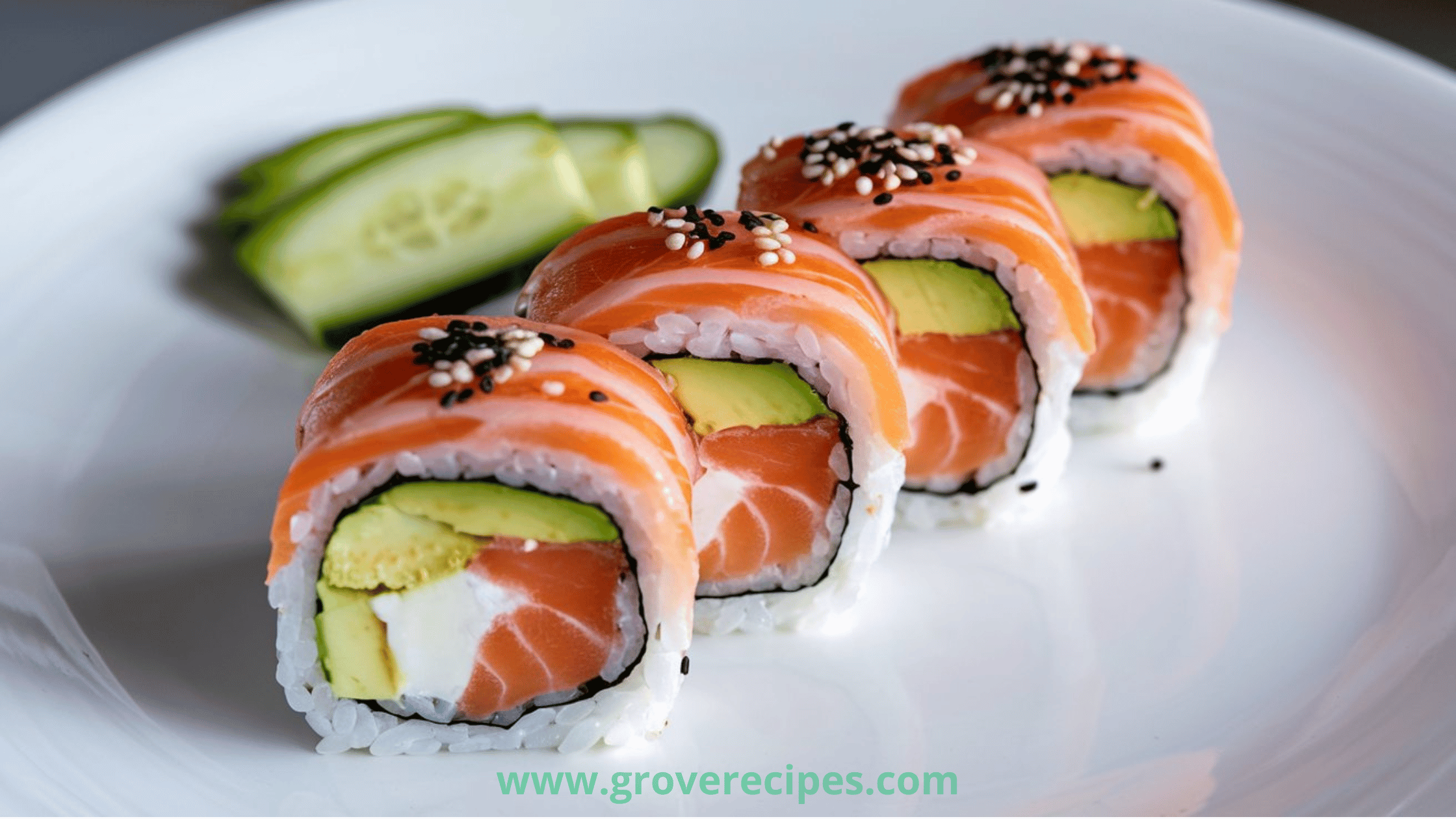 avocado and salmon roll