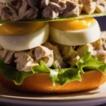 Amish Creamy Tuna Egg Salad Sandwich